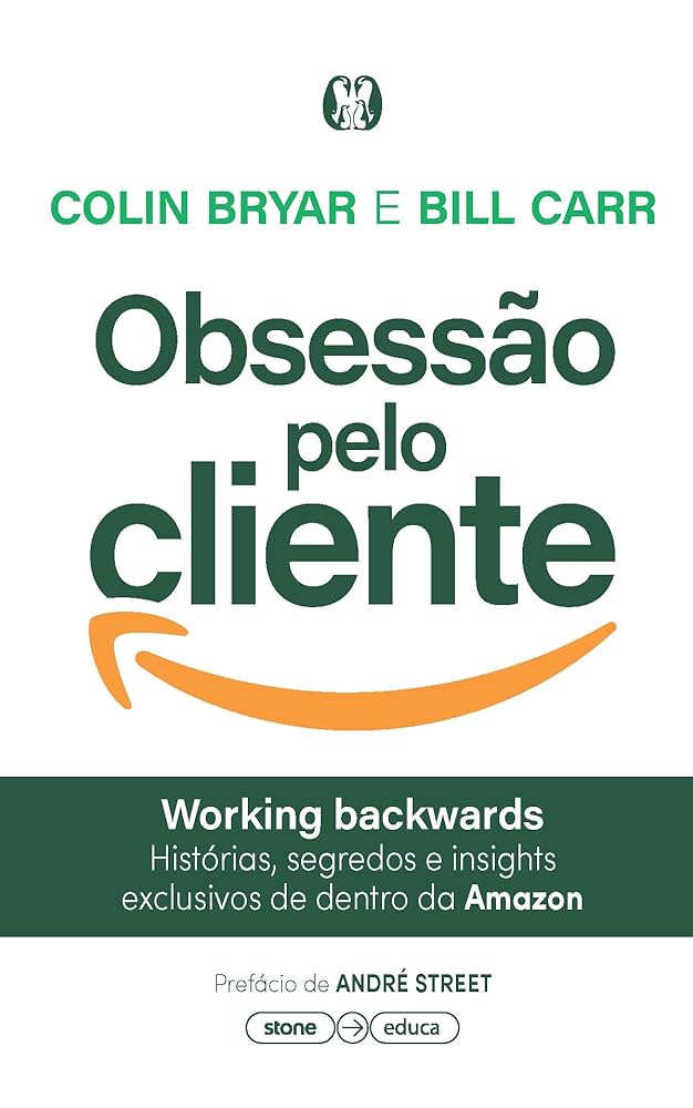 Capa do livro Obsessão pelo cliente, de Colin Bryar e Bill Carr